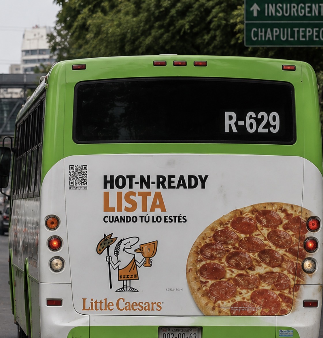Publicidad exterior en camión